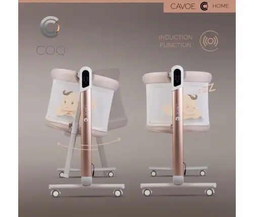 Elektryczna kołyska łóżeczko 4w1 Cavoe COQ Cashmere
