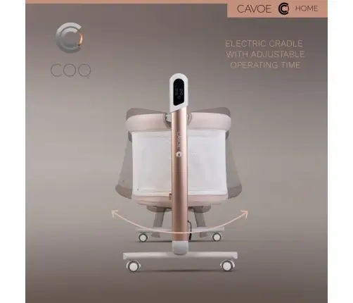 Elektryczna kołyska łóżeczko 4w1 Cavoe COQ Cashmere
