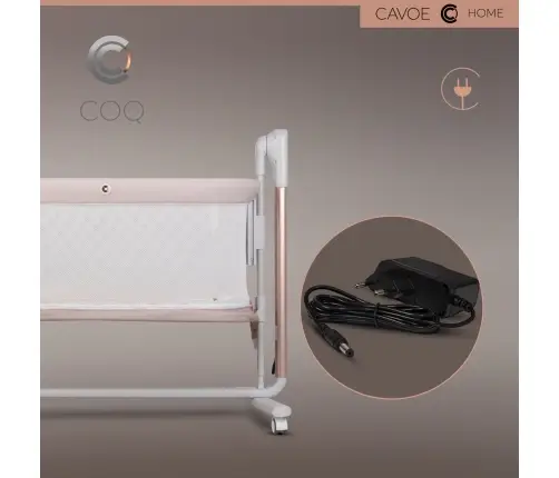 Elektryczna kołyska łóżeczko 4w1 Cavoe COQ Cashmere