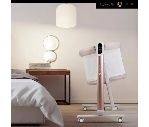 Elektryczna kołyska łóżeczko 4w1 Cavoe COQ Cashmere
