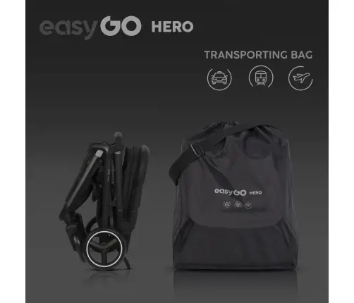 EasyGo Hero Ebony Black Vezimėlis
