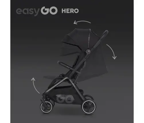 EasyGo Hero Ebony Black Vezimėlis