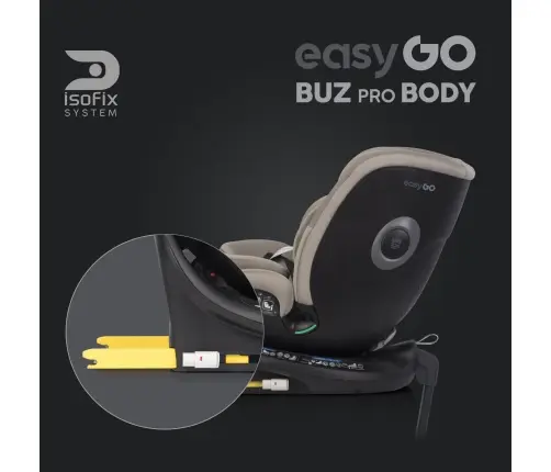 EasyGo Buz Pro Body Taupe Bērnu autosēdeklis 0-36 kg