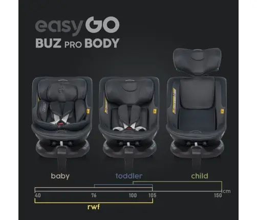 EasyGo Buz Pro 0-13 kg un EasyGo Buz Pro Body 0-36 kg Granito 2-in-1 Beebitool autosse