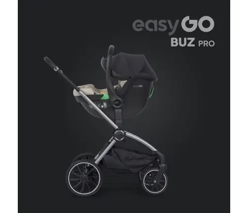 EasyGo Buz Pro 0-13 kg un EasyGo Buz Pro Body 0-36 kg Taupe Bērnu autosēdeklis 2in1