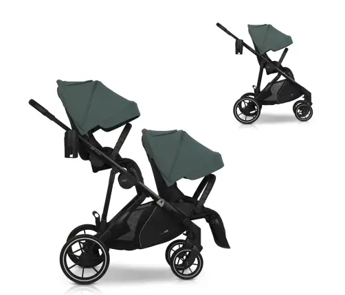 Wózek dziecięcy EasyGo Duoflex Sage Green 2 siedziska