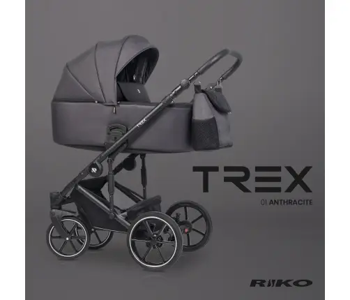 Riko Trex Anthracite Bērnu rati 2in1
