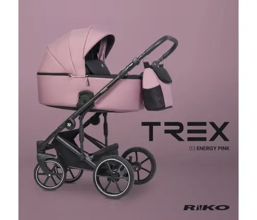 Riko Trex Energy Pink Bērnu rati 2in1