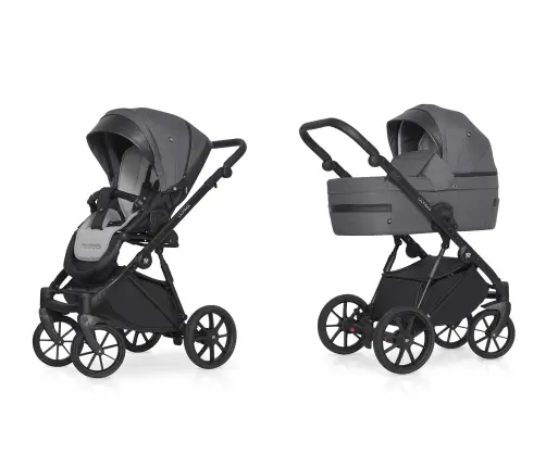 Riko Ultima Anthracite Bērnu rati 2in1