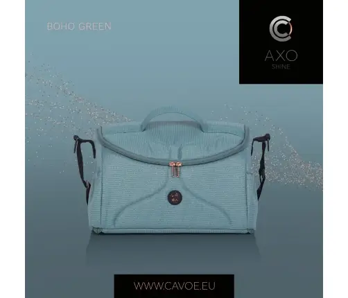 Cavoe Axo Shine Boho Green Vaikiškas vežimėlis