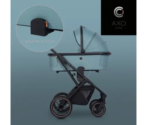 Cavoe Axo Shine Boho Green Vaikiškas vežimėlis