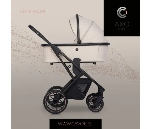 Cavoe Axo Shine Champagne Vaikiškas vežimėlis