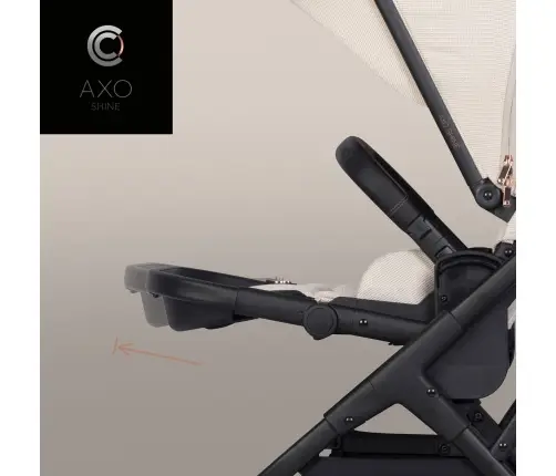Cavoe Axo Shine Champagne Vaikiškas vežimėlis