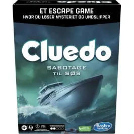 Hasbro - Clue Sabotage On The High Seas (Danish) Hasbro - Clue Sabotage On The High Seas (Danish)