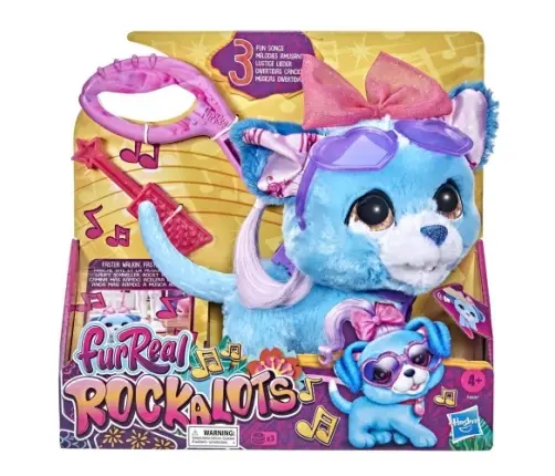 Hasbro - FurReal Rockalots Musical Interactive Walking Puppy