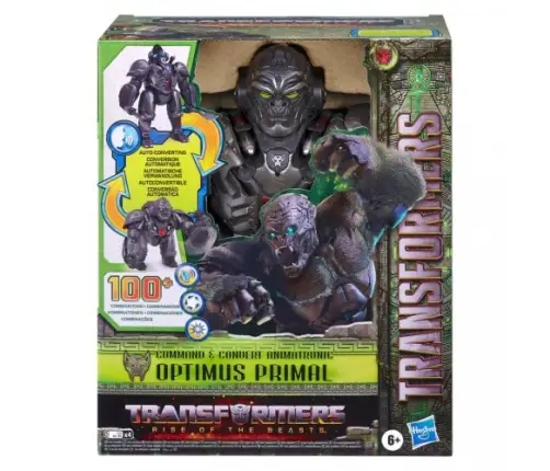 Hasbro - Transformers Rise of the Beasts Command & Convert Animatronic Optimus Primal
