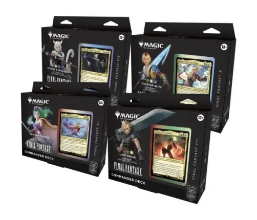 Magic the Gathering - Final Fantasy Commander Decks Display 4 Pcs