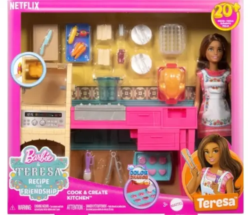 Mattel - Barbie and Teresa Recipe for Friendship Doll and Kitchen Playset
