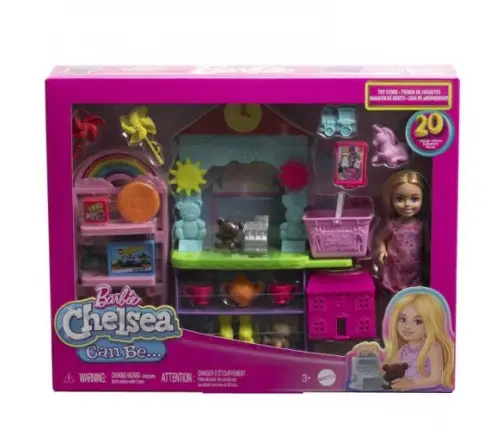 Mattel - Barbie Chelsea Can Be Toy Store Playset With Small Blonde Doll
