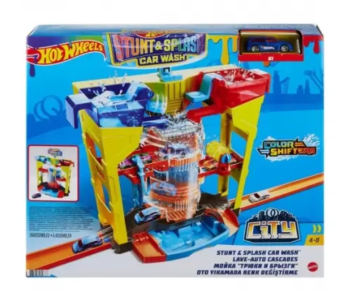 Mattel - Hot Wheels City Stunt & Splash Car Wash