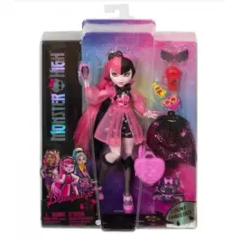 Mattel - Monster High Draculaura Doll With Pink And Black Hair And Pet Bat Mattel - Monster High Draculaura Doll With Pink And Black Hair And Pet Bat