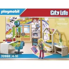 Playmobil 70988 - City Life Deluxe Teenager Room