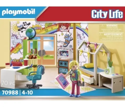 Playmobil 70988 - City Life Deluxe Teenager Room