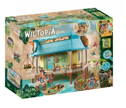 Playmobil 71007 - Wiltopia Research Station With Night Light And Compass