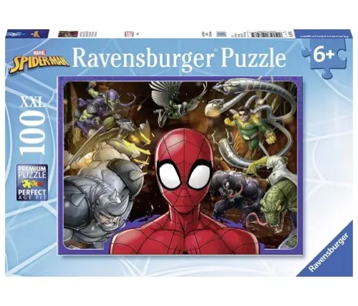 Ravensburger - Puzzle 100 Marvel Spider-Man XXL