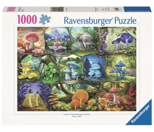 Ravensburger - Puzzle 1000 Beautiful Mushrooms