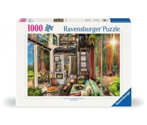 Ravensburger - Puzzle 1000 Redwood Forest Tiny House