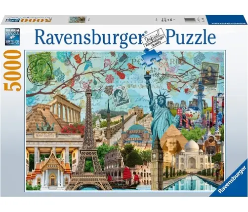 Ravensburger - Puzzle 5000 Big City Collage