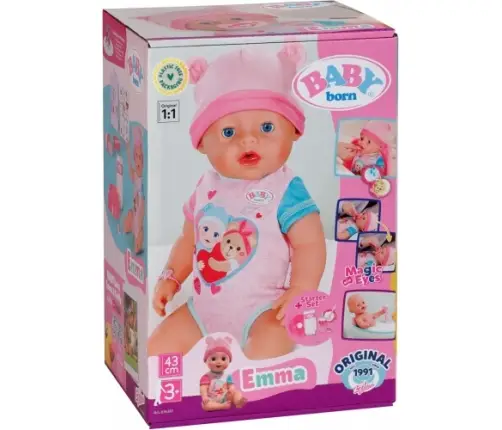 Zapf Creation - Baby Born Emma Doll 43 Cm