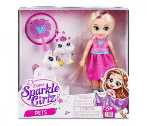 Zuru - Sparkle Girlz Pets Blonde Doll / from Assort