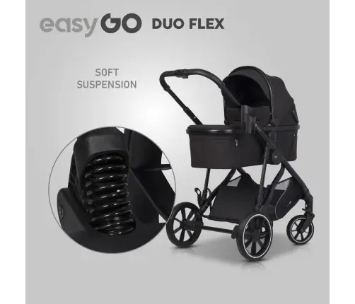 EasyGo Duoflex Ebony Black Прогулочная коляска