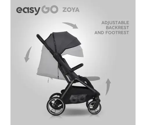 EasyGo Zoya Cloudy Gray Pastaigu rati