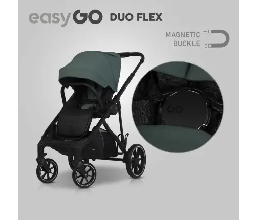 Siedzisko spacerówki do wózka dziecięcego EasyGo Duoflex Sage Green