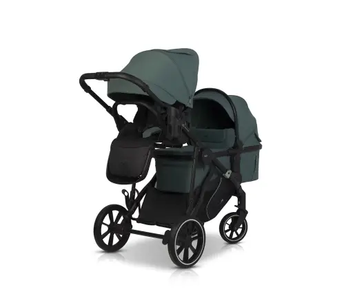 Wózek dziecięcy EasyGo Duoflex Sage Green 2 siedziska