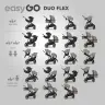 EasyGo Duoflex Savana Beige Twin Stroller