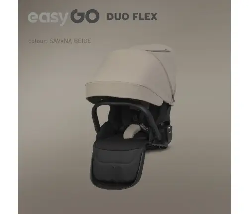 EasyGo Duoflex Savana Beige Stroller Seat Unit