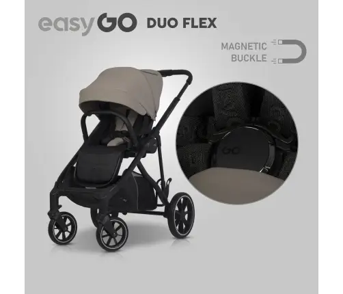 EasyGo Duoflex Savana Beige Twin Stroller