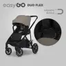 EasyGo Duoflex Savana Beige Twin Stroller