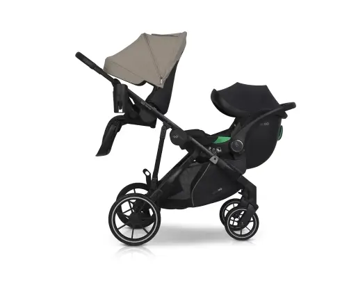 EasyGo Duoflex Savana Beige Twin Stroller