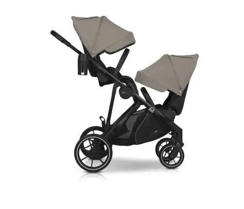 EasyGo Duoflex Savana Beige Twin Stroller
