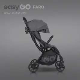 EasyGo Faro Cloudy Gray Pastaigu rati