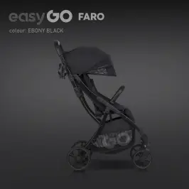 EasyGo Faro Ebony Black Pastaigu rati