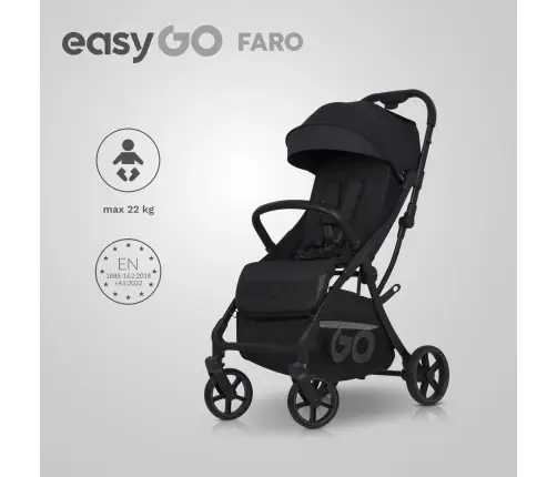 EasyGo Faro Ebony Black Stroller