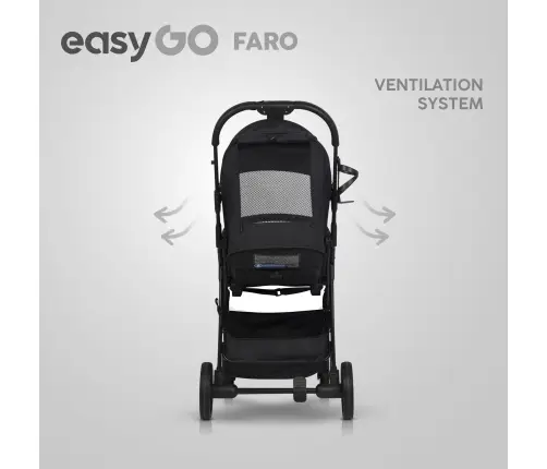 EasyGo Faro Ebony Black Stroller