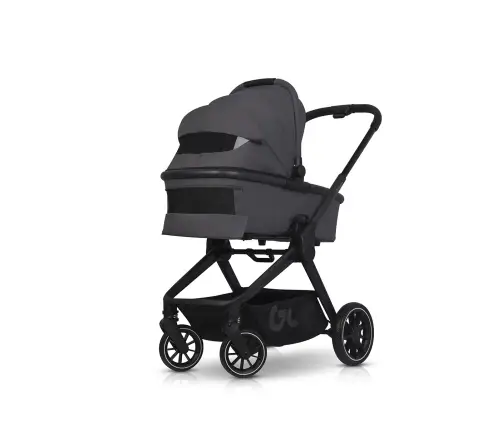 EasyGo Reva Cloudy Gray Bērnu rati 2in1