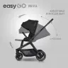 EasyGo Reva Ebony Black Vežimėlis 2 in 1